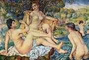 Pierre-Auguste Renoir The Large Bathers, Sweden oil painting artist